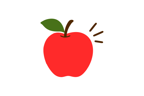 Apple Fresh Fruit Illustration Graphics and Illustrations Review