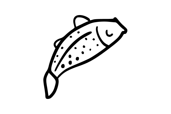 Black Outline Fish Graphics and Illustrations Review