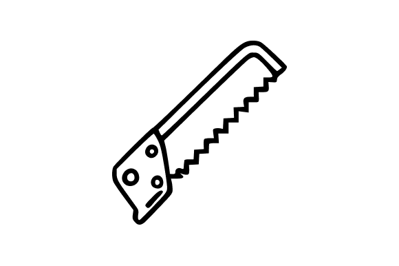 Coping Saw Line Art Clip Art Graphics and Illustrations Review