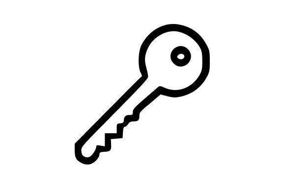 Key Security Outline Vector Graphics and Illustrations Review