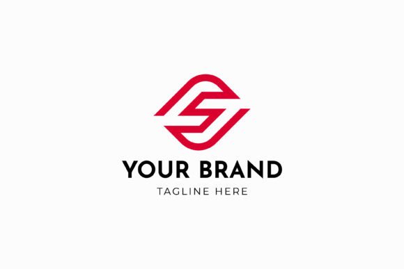 Letter S J Geometric Linear Modern Logo Review