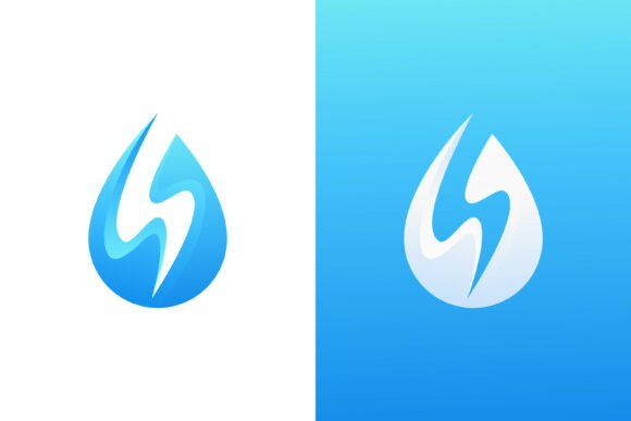 Letter S Logo Water Drop Natural Purity Graphics and Logo Templates Review