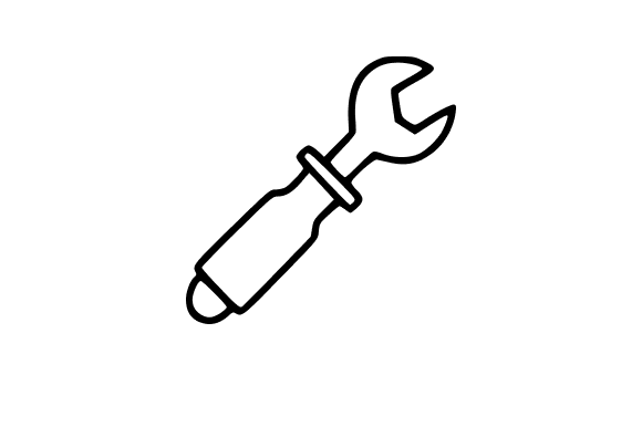 Pipe Wrench Tool Line Art Clip Art Graphics Review