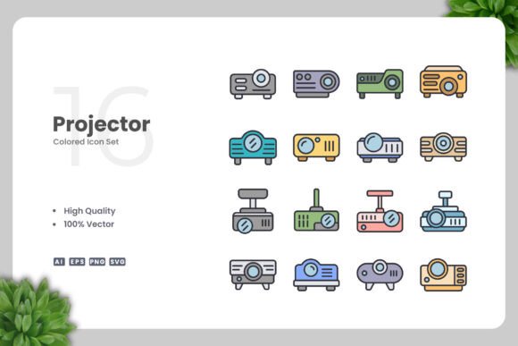 Projector Colored Icons: A Designer’s Review for Modern Graphics
