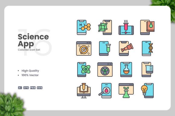Reviewing Science App Colored Icons for Embroidery