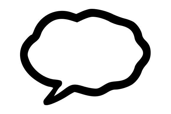 Rounded Speech Bubble Graphics and Illustrations Review