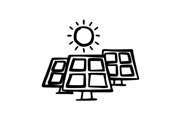 Solar Panel Energy System Graphics and Illustrations Review