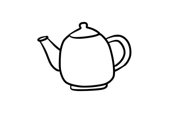 Teapot Outline Graphics and Illustrations Review